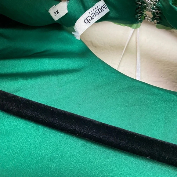 HOUSE OF CB 'Belle' Pine Green Sequin‎ Maxi Dress NWOT size XS - Picture 12 of 13